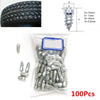 Universal Snow Chains & Spikes 15mm Tire Studs 100x