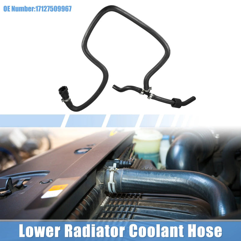 BMW X5 (2004 - 2006) Rubber Black Engine Coolant Hose 4.4L V8
