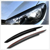 VW Golf VI MK6 GTI 2 x Front Headlight Eyelid Covers (2008-2013)