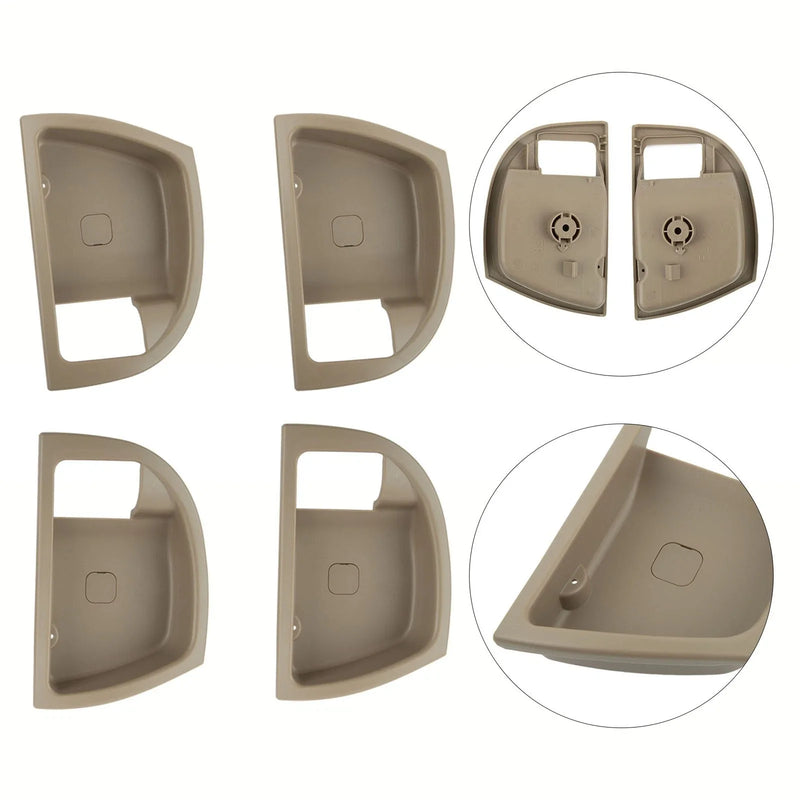 Fe 2 x Left Driver Inside Door Handle Beige Plastic (2007–2012)