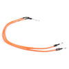 Honda CB400 VTEC Throttle Cable Wire Line Orange (1999-2016)