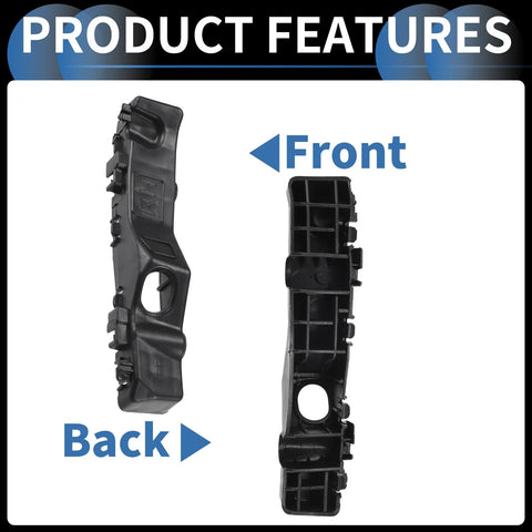 Kia Forte (2019-2021) Black Front Bumper Retainer Bracket