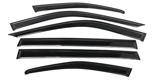 Toyota Highlander Window Shade Rain Vent Visor Black Cover Trim (2020-2023)