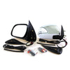 Toyota Hilux2004-2015 Chrome Electric Folding LED Door Wing Mirrors