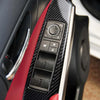 Lexus IS250 IS300 Car Carbon Fiber Window Switch Buttons Cover Trim