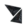 Toyota Camry 2 x Glossy Black Side Window Louver Shutter Cover (2012–2017)
