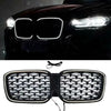 BMW X3 X4 (2022-2024) Black with LED Front Kidney Grille Mesh