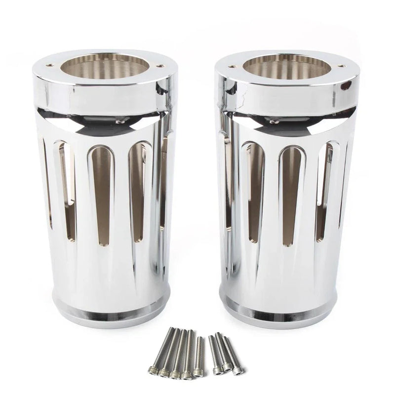 Harley Touring Road King Glide Chrome Fork Boot Slider Cover (1980-2024)