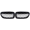 BMW 5-Series F10 F11 F18 528i 535i Black Front Kidney Grille (2010-2016)