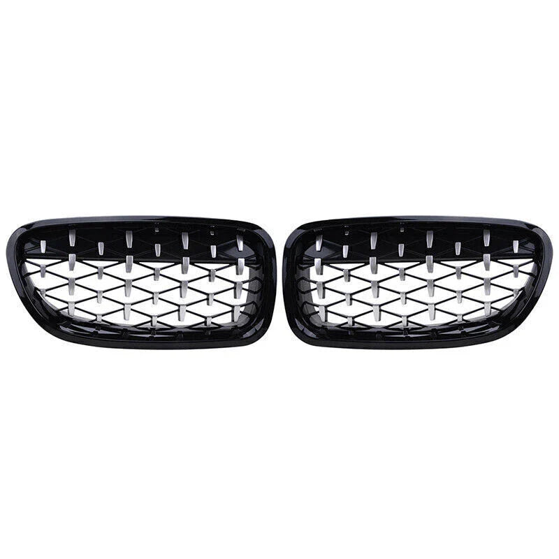 BMW 5-Series F10 F11 F18 528i 535i Black Front Kidney Grille (2010-2016)