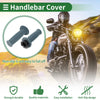 Motorcycle Handlebar Grips / 7/8" 22mm / Cover Kit TPU Gray Blue