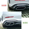 Mercedes-Benz C-Class W206 Chrome Exhaust Tip Trim Cover (2022–2025)
