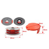 Flymo FLY021 3 x Strimmer Double Autofeed Spools w/ Covers