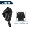 Dodge 1 Set Washer Nozzle With Gasket & Fluid Hose