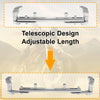 Motorcycle Balance Bar Extender Bracket / 320mm / Center Hole Silver Tone