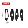 For Mazda 3 Axela 2014-2018 Carbon Fiber Window Switch Panel Cover Trim Sticker