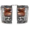Toyota Hilux 2WD / 4WD '97-'01 LH+RH Chrome Trim Corner Indicator Lights Pair