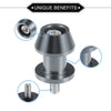 Make Model Pair Swingarm Spools 6mm CNC Sliders Titanium Tone