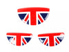 Mini Cooper S R50 R52 R53 Red Flag Interior Door Handle Cover (2001-2008)