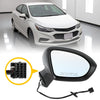 Chevy Cruze Right Passenger Side Door Mirror Gloss Black (2016-2019)