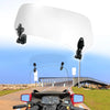 Motorcycle 37cm Clear Windshield Extension