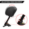 Harley Road Glide King Black Plug-In Driver Backrest Pad (1997-2025)