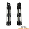 Harley Sportster, Dyna, Electra Glide Black Aluminum Foot Pegs (2004-2023)
