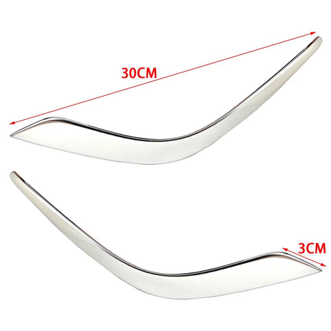 Mazda 6 Atenza 2 x Fog Light Covers Chrome Frame Trims (2016)