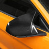 Ford Mustang 2015-2023 Real Carbon Fiber Stick-on Side Mirror Cover Caps