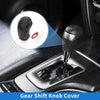 Hyundai Tucson 2015-2018, Pebbled Black Red Car Gear Shift Knob Cover