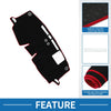 Toyota Sienna 2021-2024 HUD Sun Protector Black Red Dashboard Cover Mat