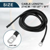 Car Inverter Cable 5/16-3/8 9ft Battery Copper Wire Black