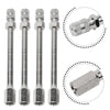 Auto Car Truck 4pcs Tyre Wheel Valve Extension Extender Cap Metal Stem
