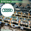 Oil Seal Rotary Shaft Seal TPU 28x36x6mm High-Pressure Green 5 Pcs