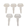 Komatsu Excavator Dozer Loader 5 x Ignition Keys Metal