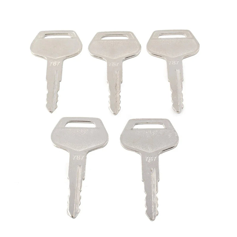 Komatsu Excavator Dozer Loader 5 x Ignition Keys Metal