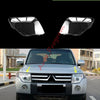 Mitsubishi Pajero Montero 2 x Headlight Lens Cover + Sealant (2007–2018)