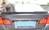 BMW 5 Series F10 F18 Sedan M4 Style Carbon Fiber Rear Spoiler (2011-2017)