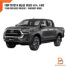 Toyota Hilux Revo 5" Rocco Silver Fender Flares (2020-2023)