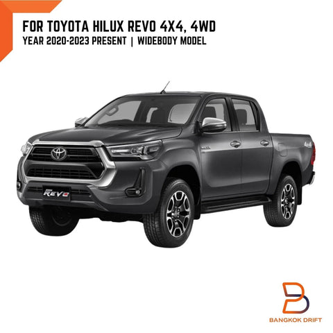 Toyota Hilux Revo 5" Rocco Silver Fender Flares (2020-2023)