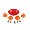 T100 Scrambler Speedmaster Turn Signal Covers Amber Tail Light Lens (2001-2023)