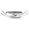 Benz GLE Class 8 x Titanium Black Window Strip Moulding (2020-2022)