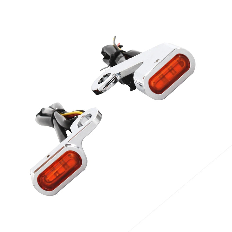 Harley Touring Softail 1 Pair Front Turn Signal Lights (2009-2017)