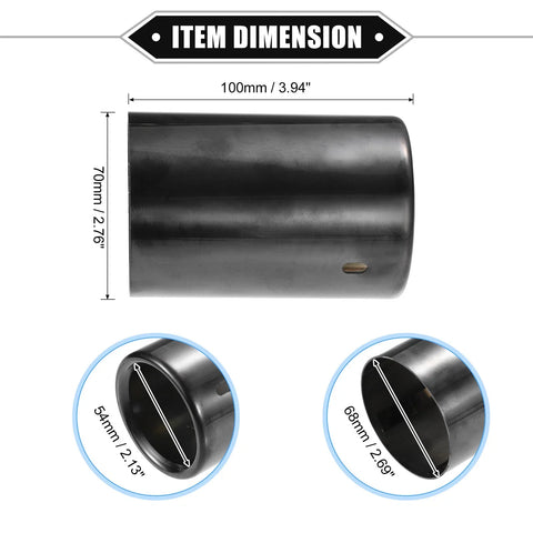 BMW 328i 325i E90 (2007-2010) Black Car Exhaust Tips