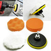 Car Polisher Buffer Pads 4Inch Polishing Sponge Drill Adapter