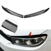 VW Scirocco Carbon Fiber Head Light Eyelid Cover Trim (2009-2017)