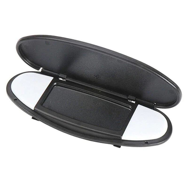 BMW MINI Cooper R55 R56 R60 2 x Black Sun Visor Vanity Mirror Covers (2007-2015)