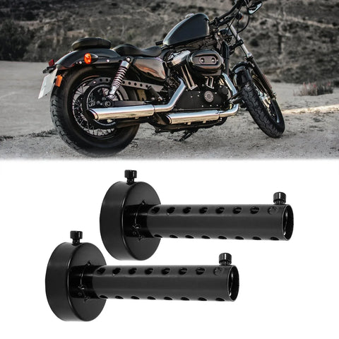 Universal Motorcycle Exhaust Silencer Muffler Pipe / 2 x 60mm /