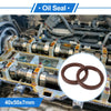 Oil Seal Rotary Shaft Seal 40x50x7mm Brown 2 x FKM