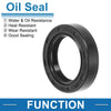 Oil Seal 25x37x8mm Black Seal Ring Rotary Shaft Seal Nitrile Rubber